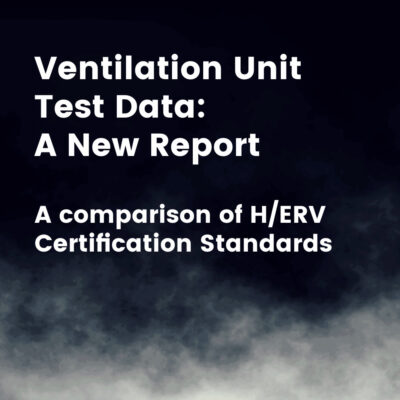 Ventilation Unit Test Data: A New Report
