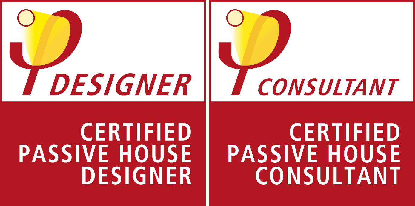 Passive House Institute Certified Passive House Designer and Consultant Logos