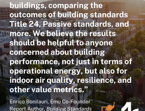 New Report from Emu Shows Passive House Best for California Homes